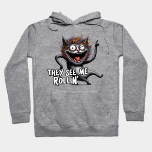 Black Cat - They See Me Rollin Hoodie